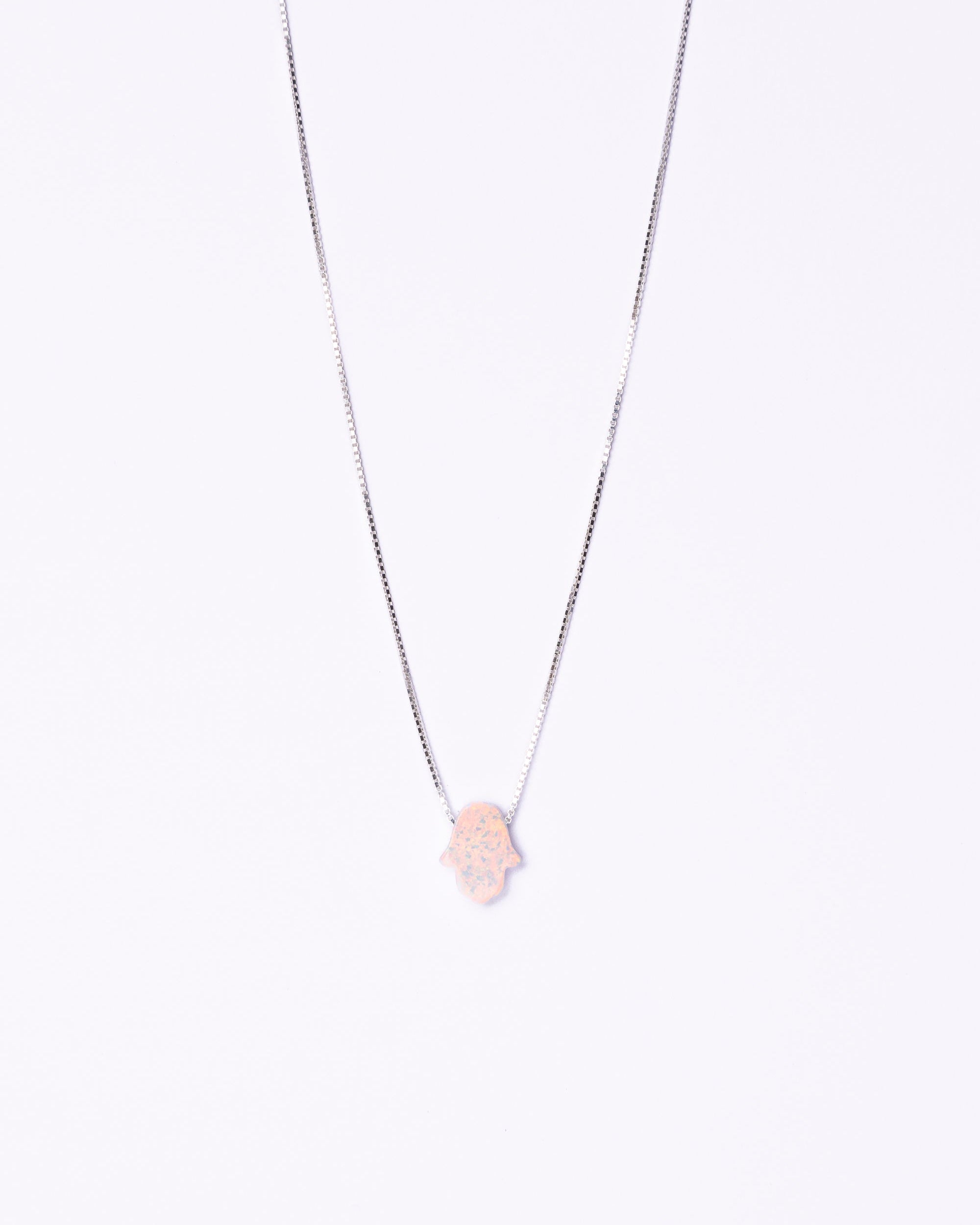 Hamsa Silver/White