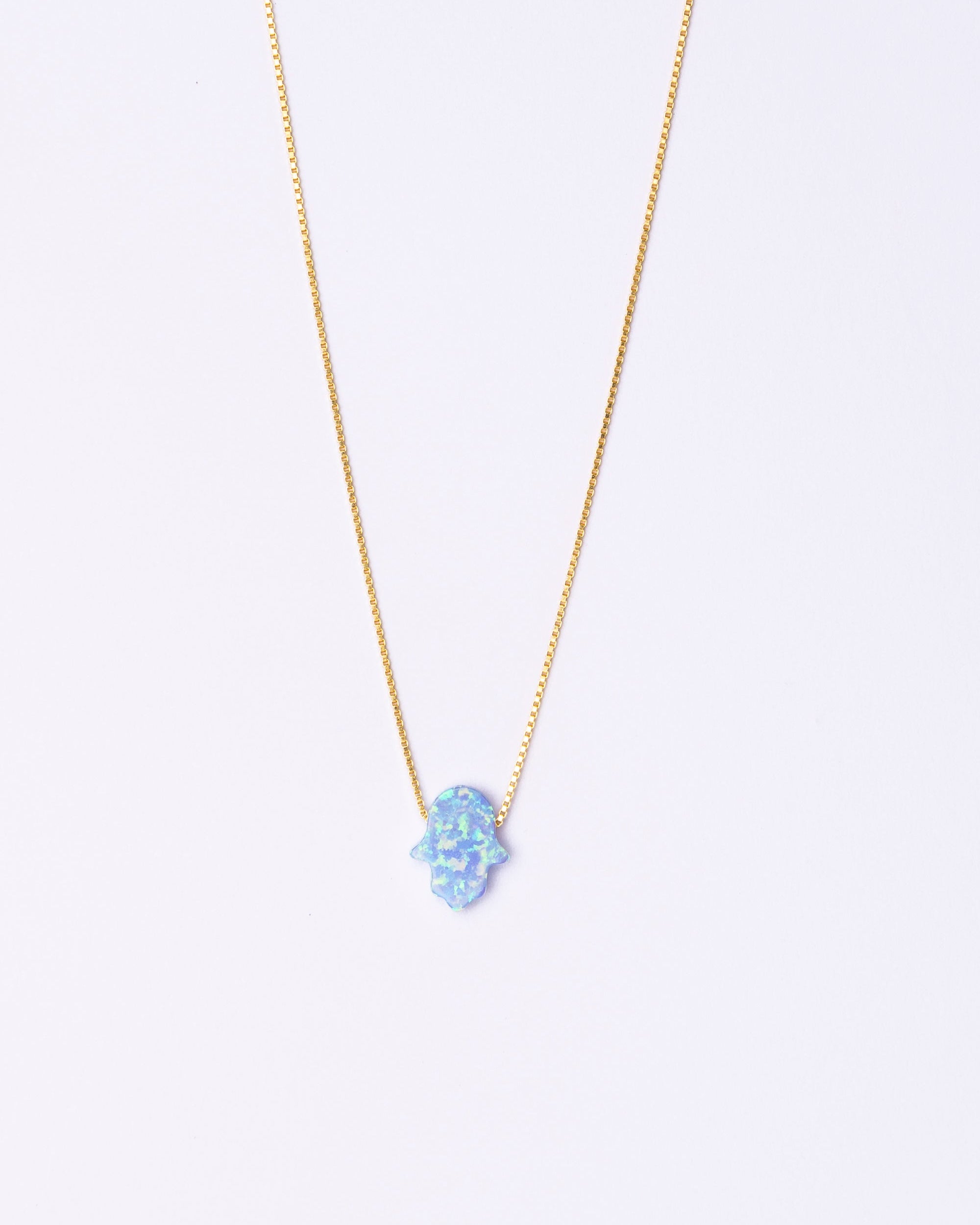 Hamsa Gold/Blue
