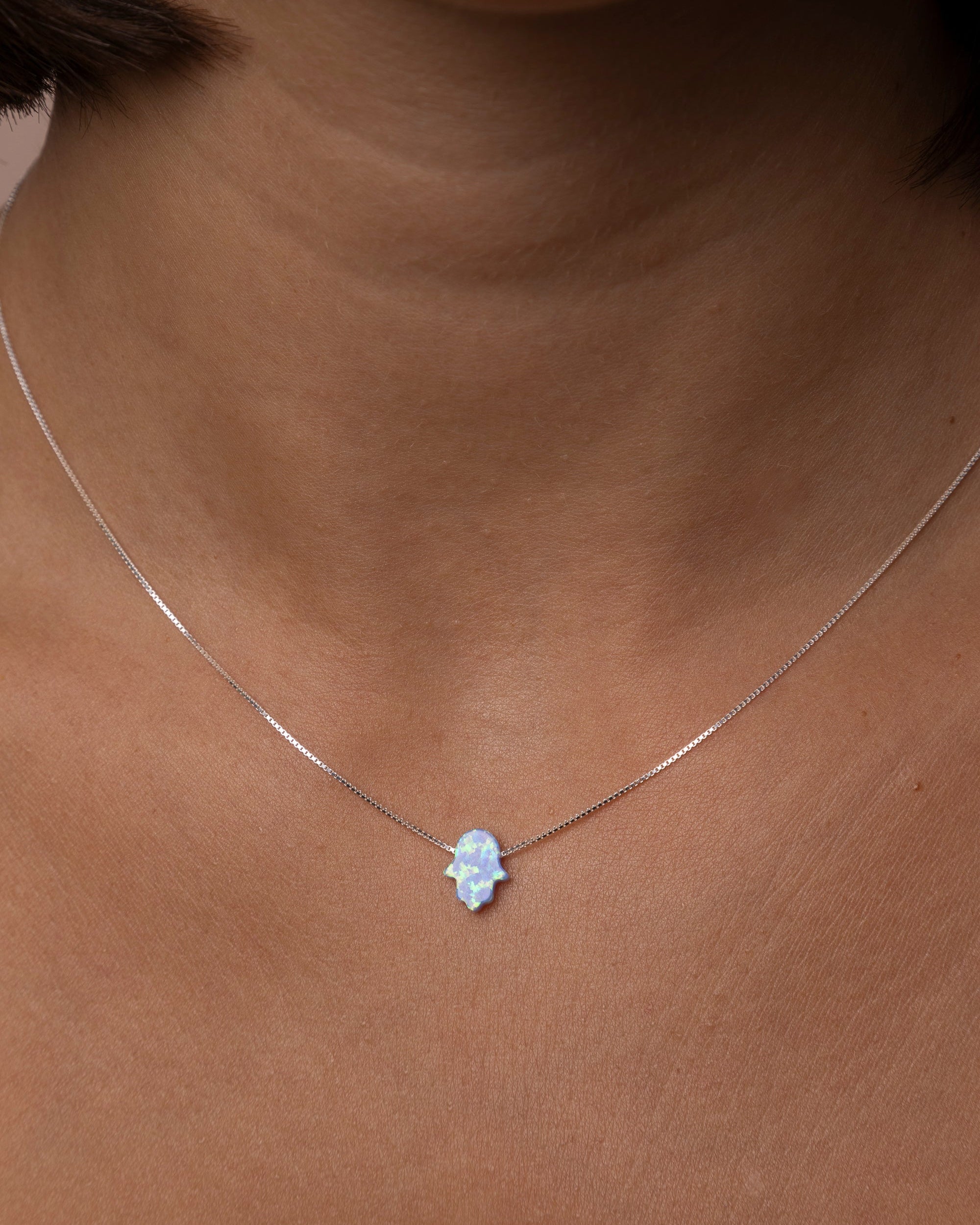 Hamsa Silver/Lt Blue