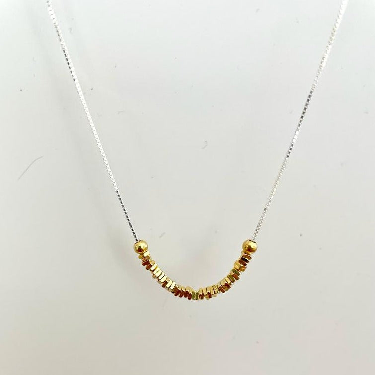 Mini Nix Necklace in Two-Tone