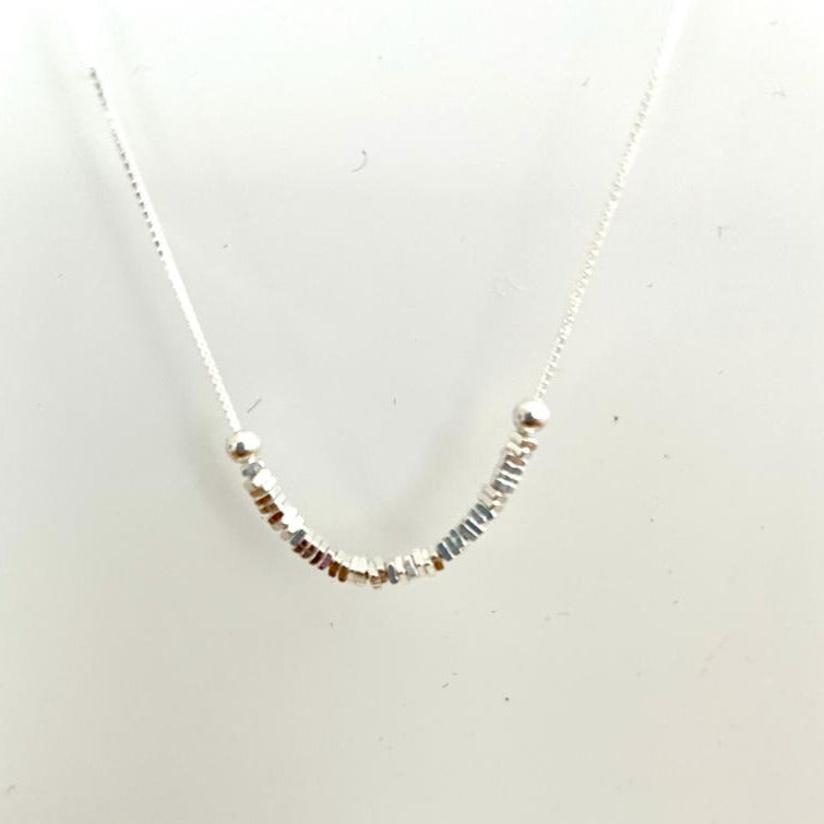 Mini Nix Necklace in Sterling silver