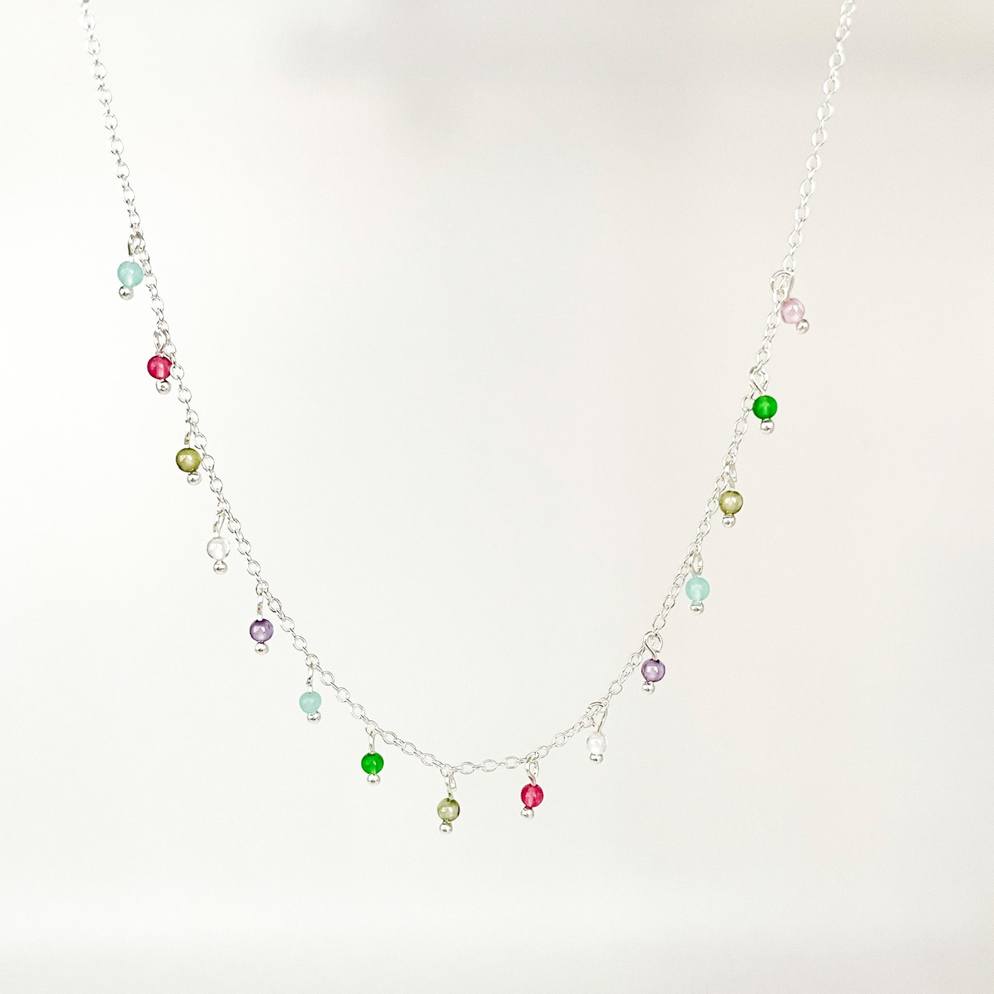 Gemstone Confetti Layering Necklace