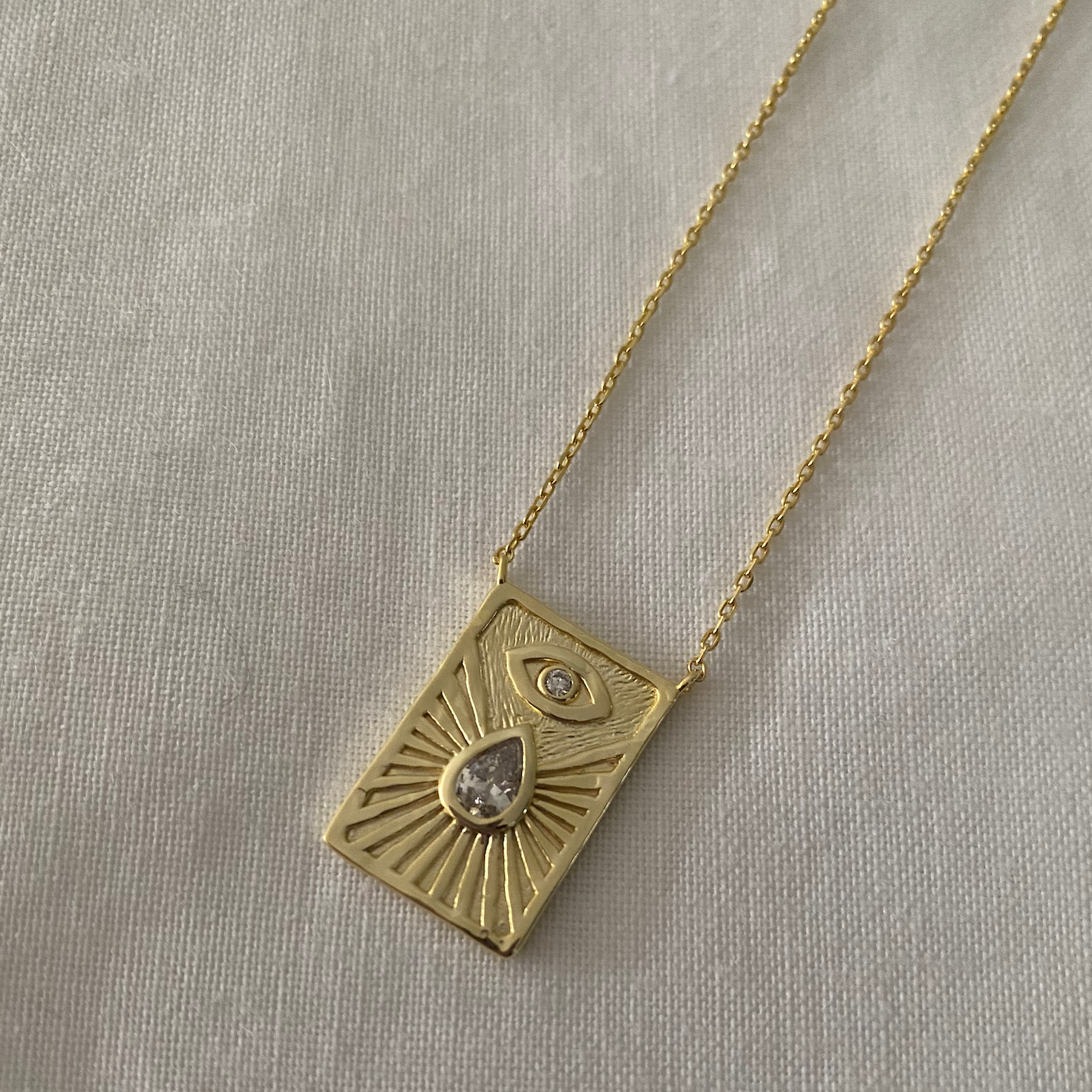 Aphrodite necklace in 18ct Gold plated