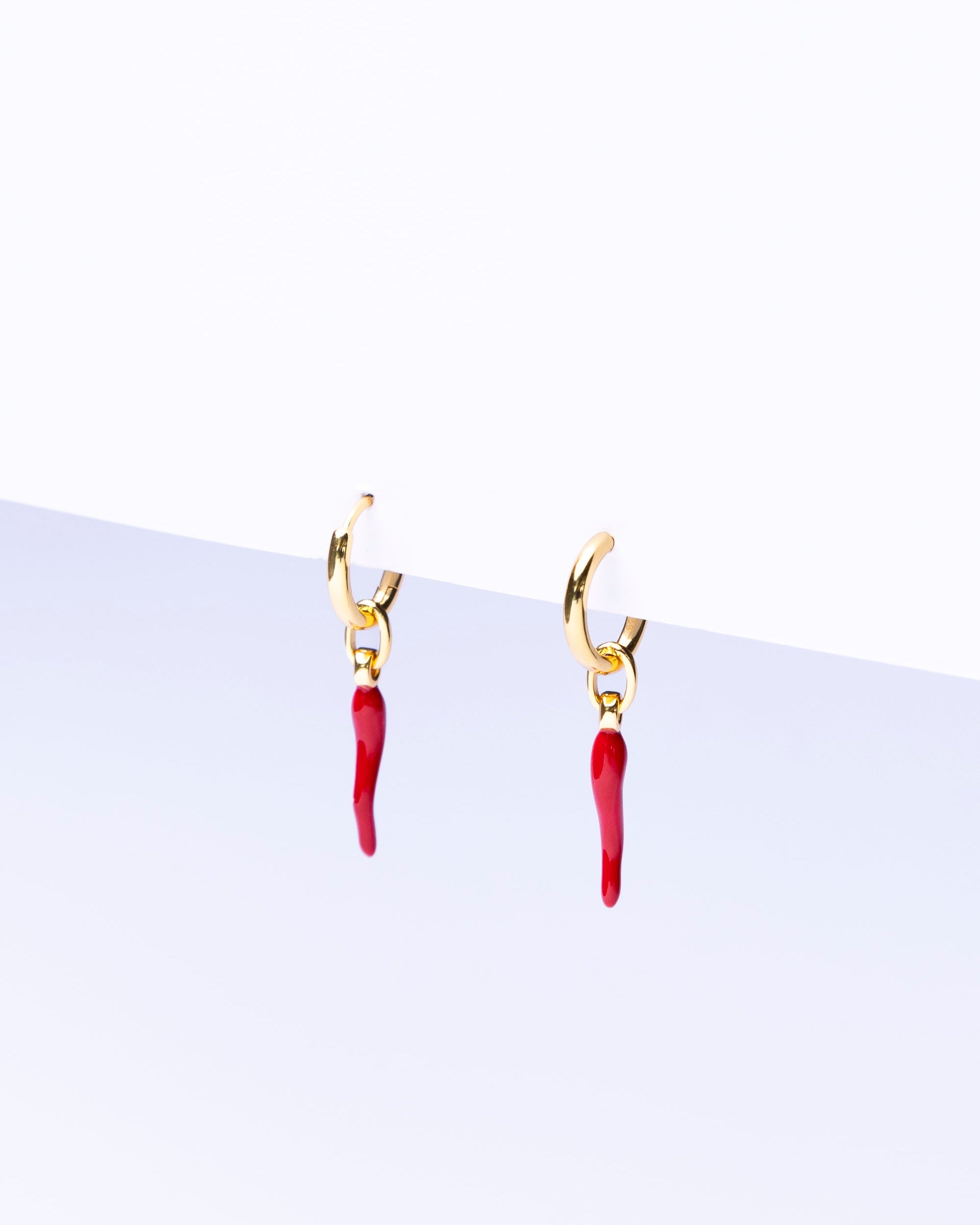 Chili Earrings in 18ct Gold plated