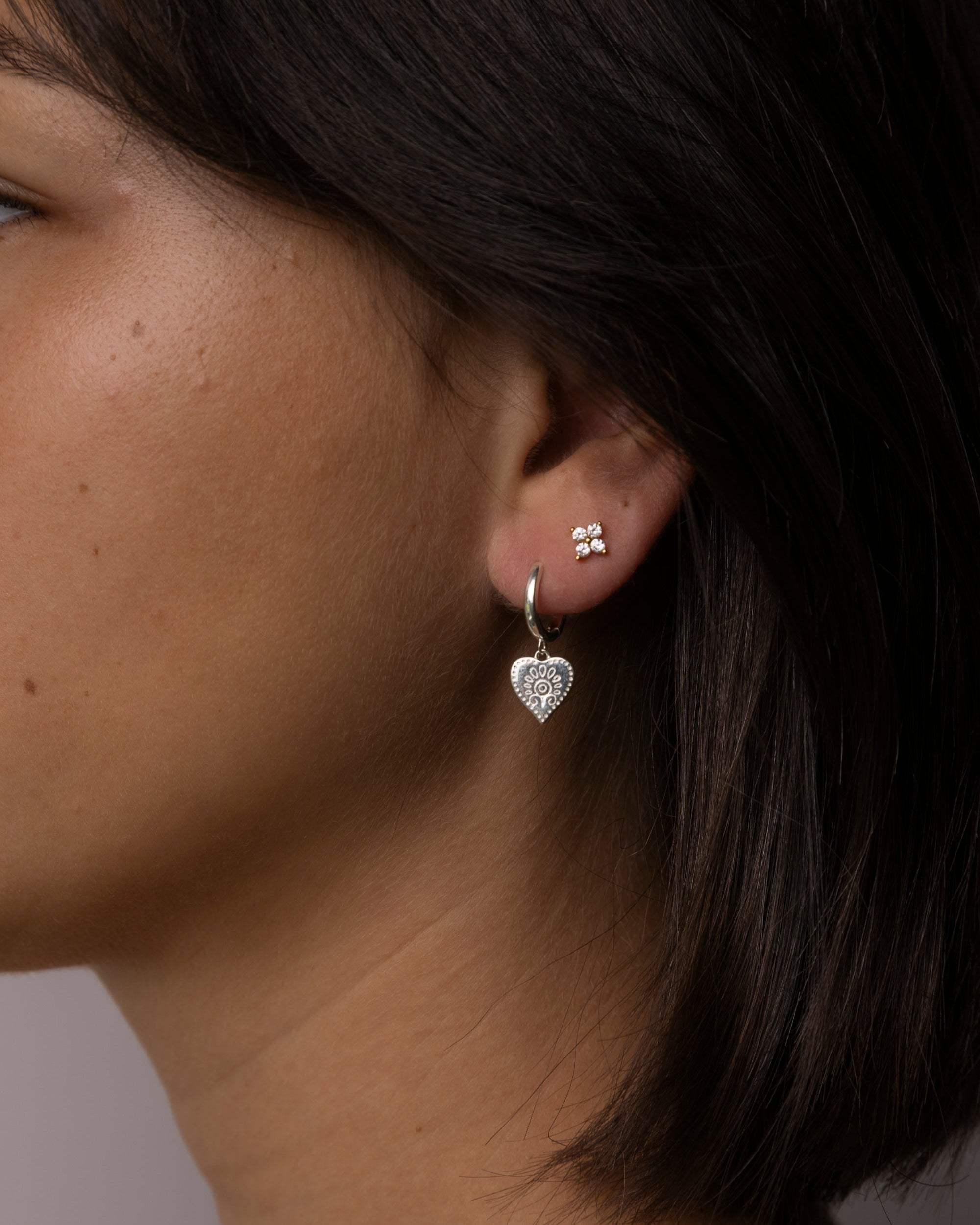 Aurora Studs on Model