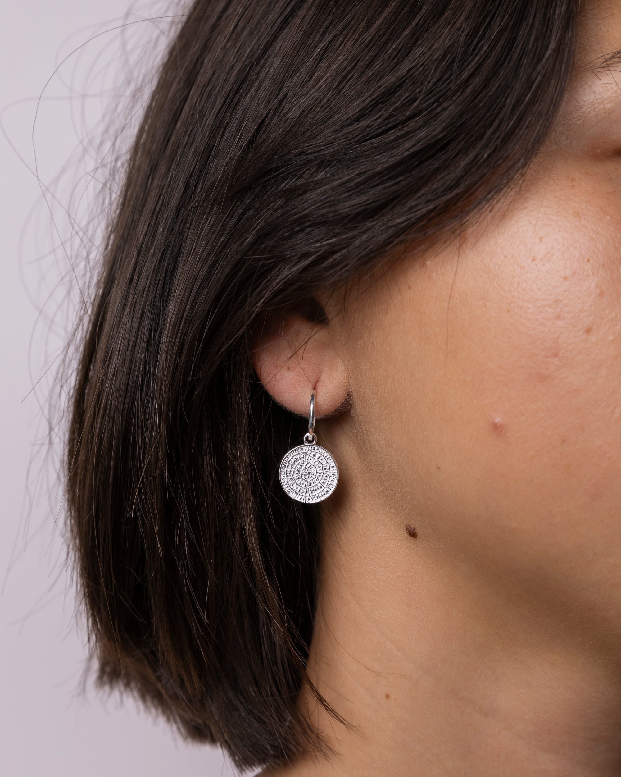 Phaestos Disc Earrings