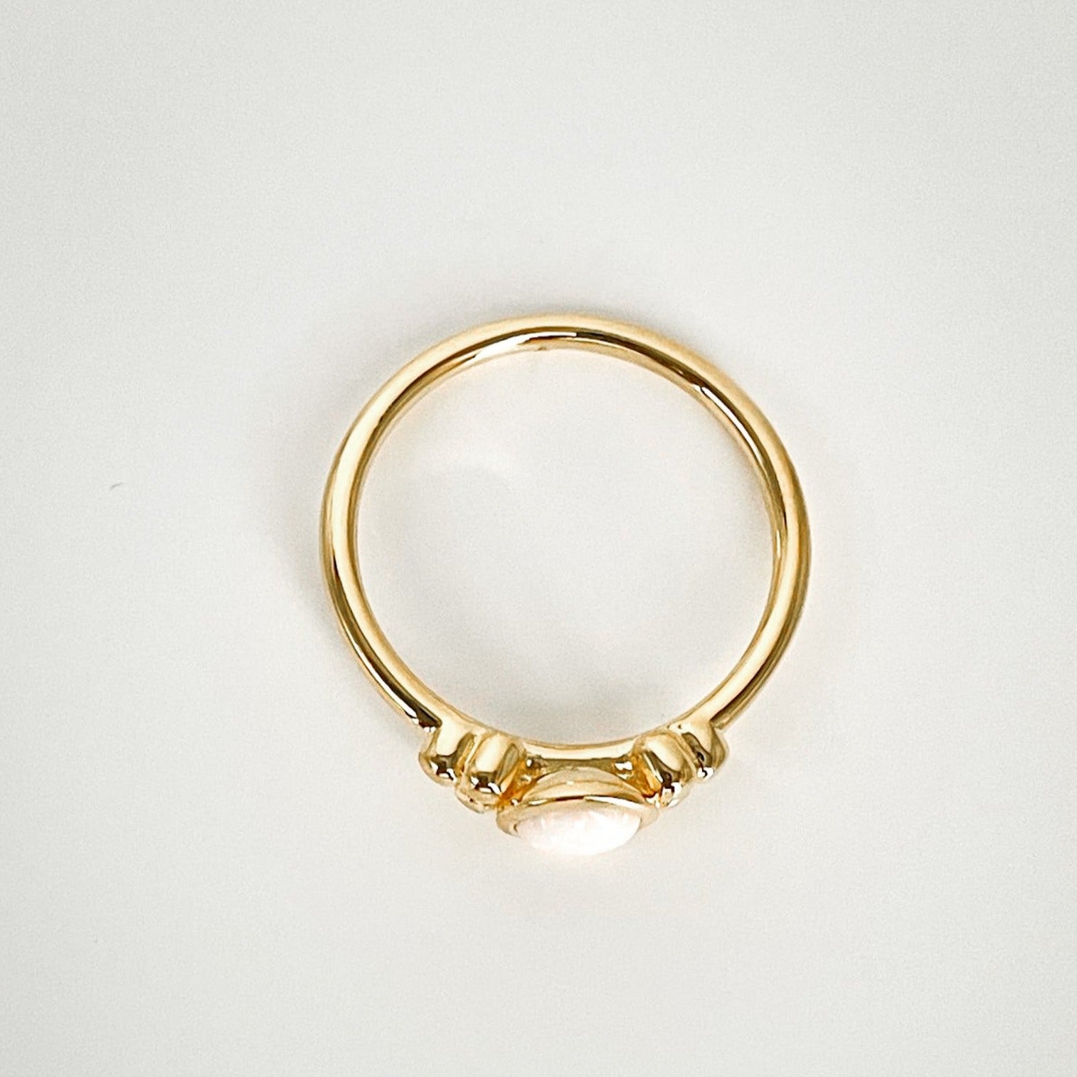 Opalite Ring in 18ct Gold Plated