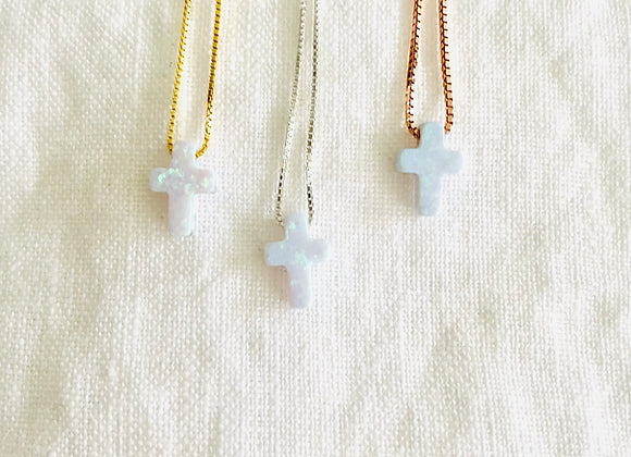 Blue cross pendant deals
